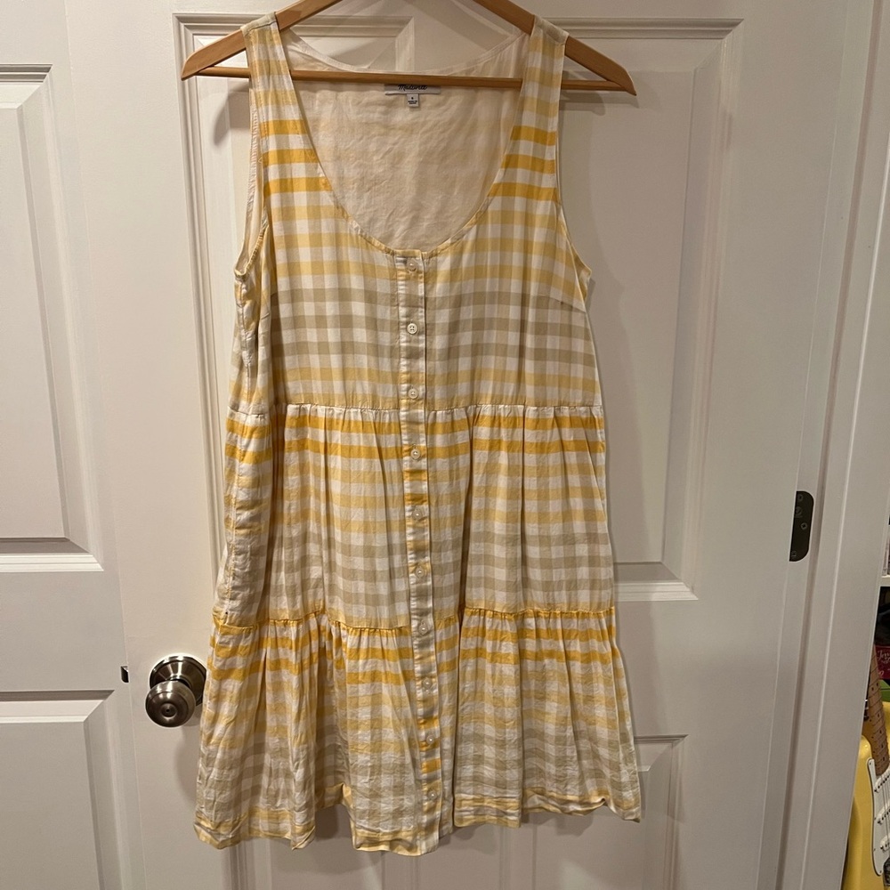 Madewell plaid dress